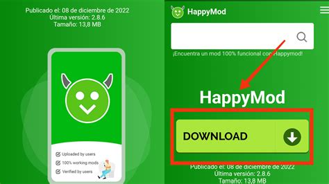 Descarga HappyMod 3.1.4 para Android 